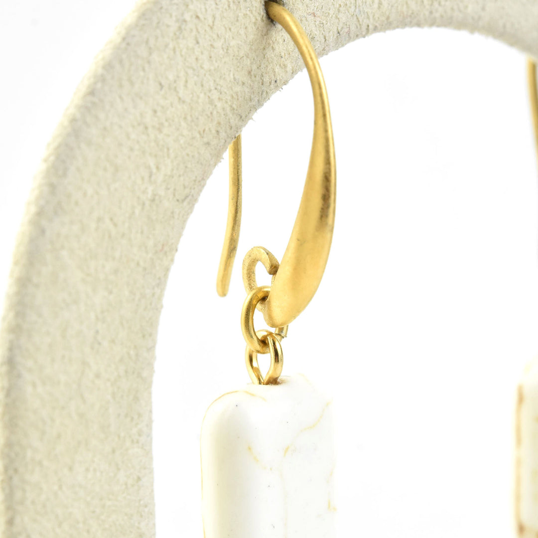 Lavender & Capri Blue Earrings