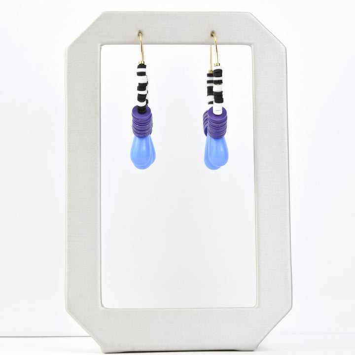 Lavender and Purple Hoops - Goldmakers Fine Jewelry