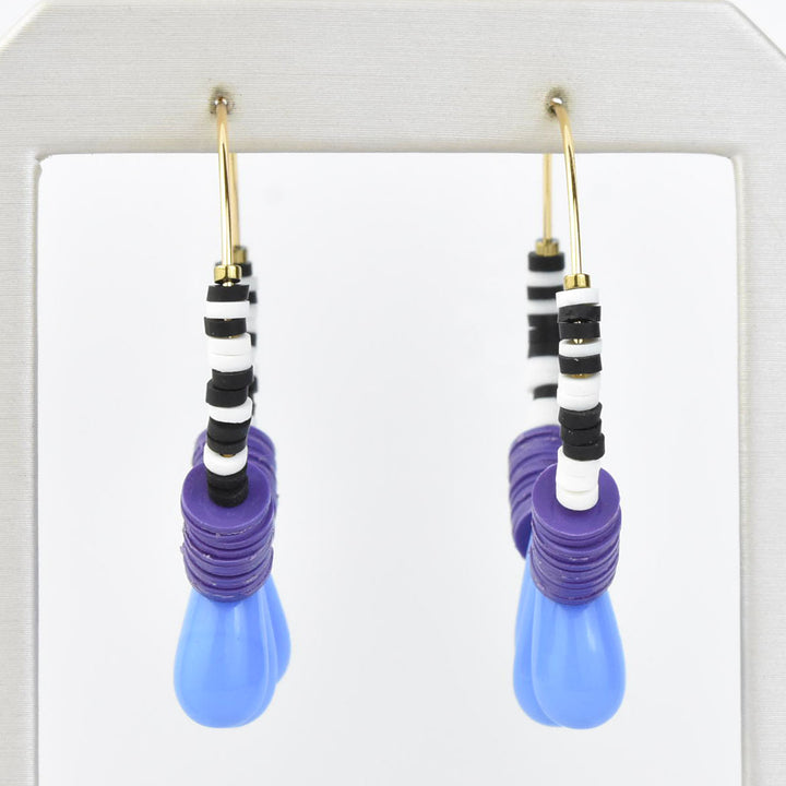 Lavender and Purple Hoops - Goldmakers Fine Jewelry