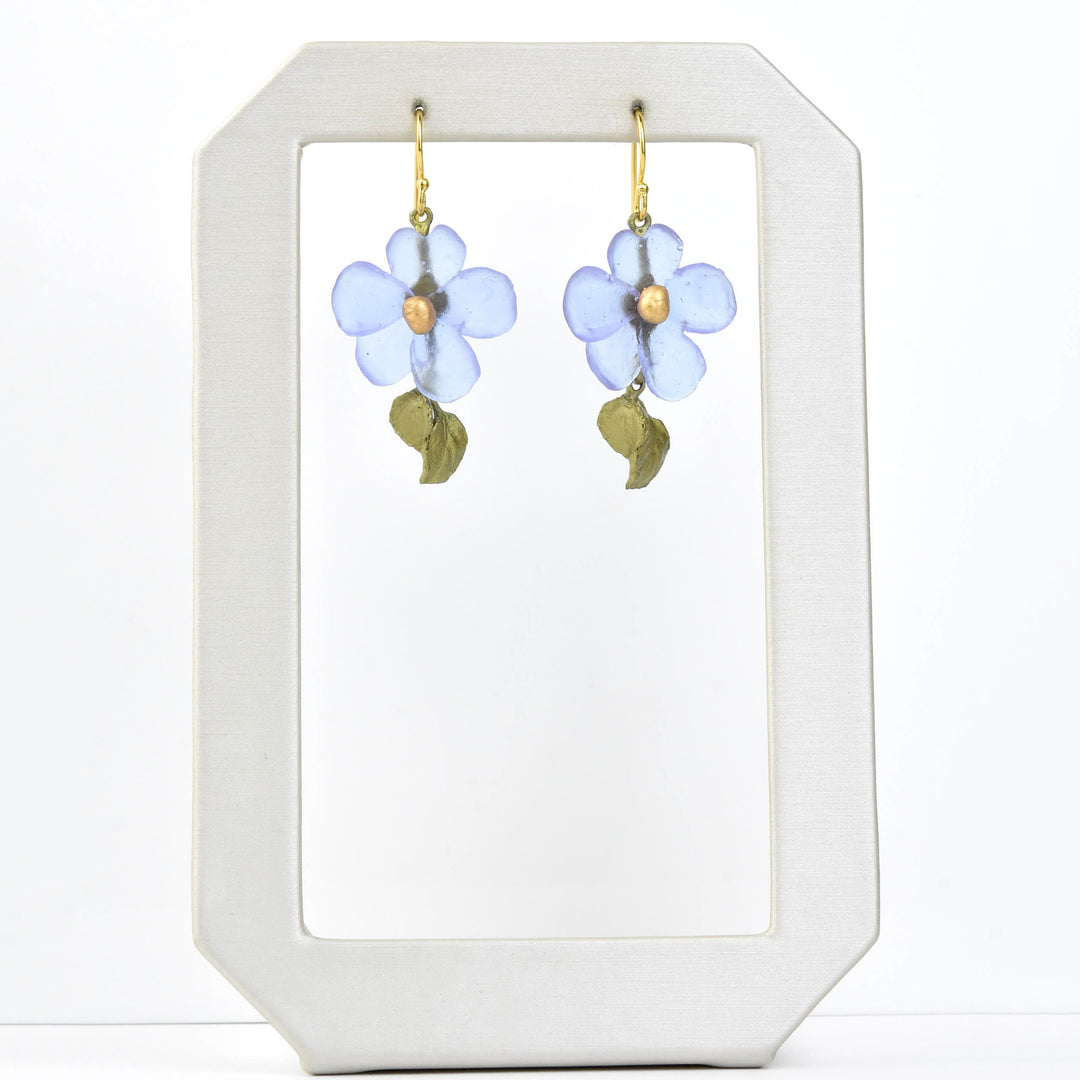 Lavender Impatiens Earrings
