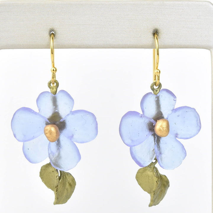 Lavender Impatiens Earrings