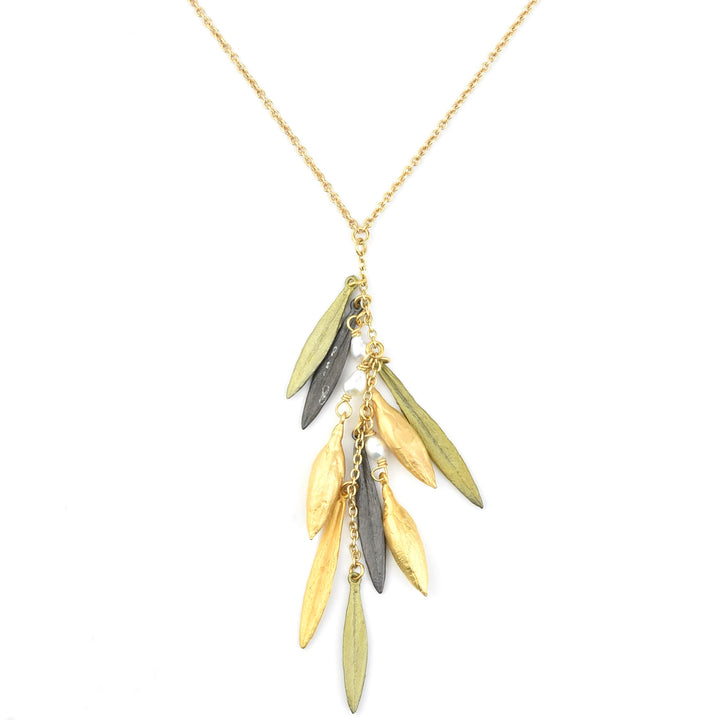 Leaf and Bud Necklace