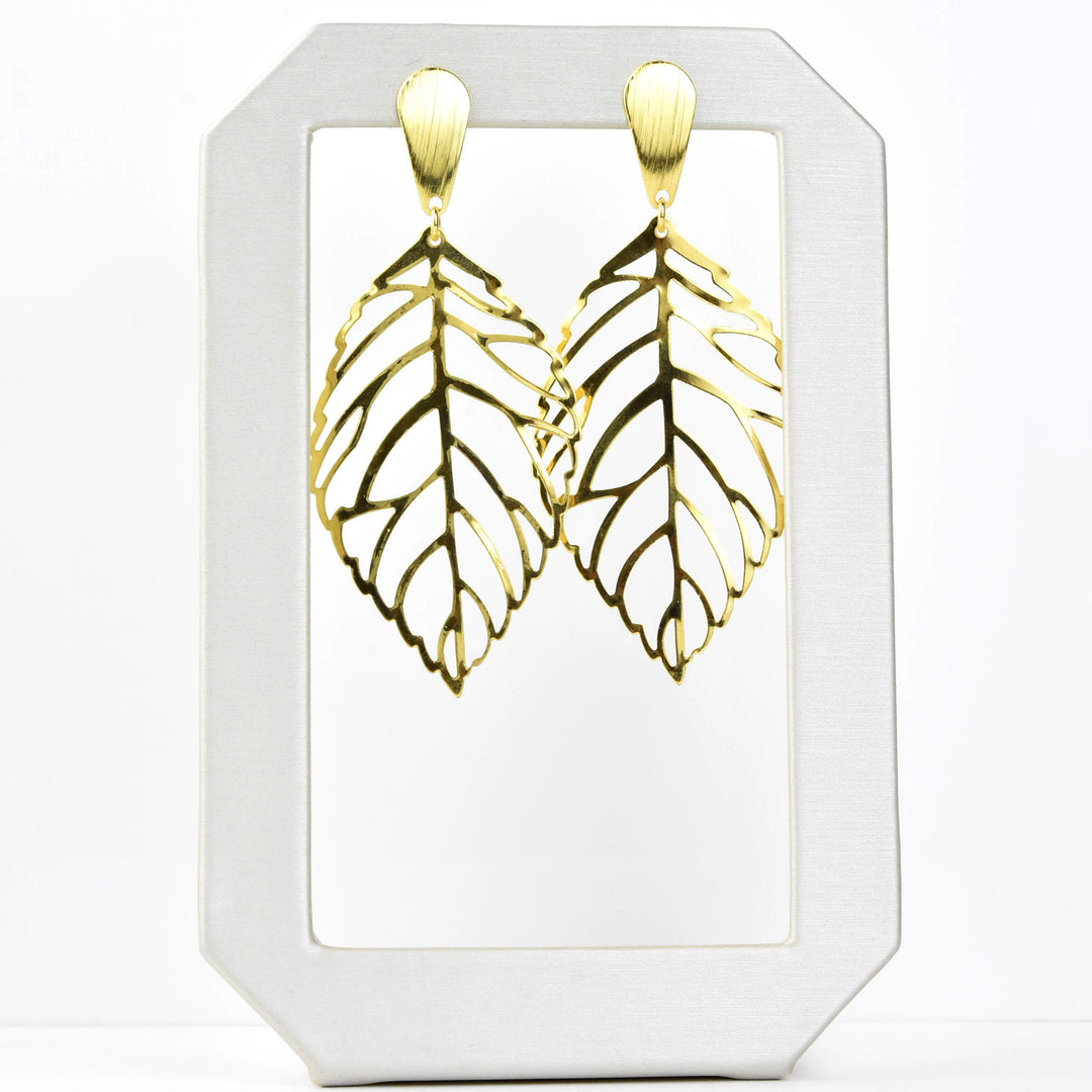 Leaf Dangle Studs