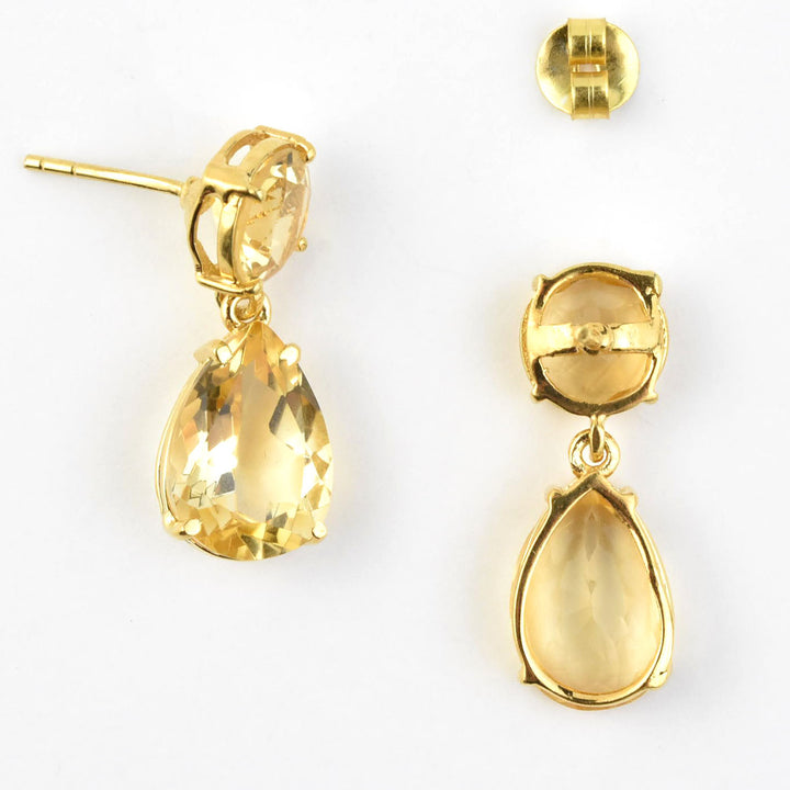 Leila Citrine Earrings - Goldmakers Fine Jewelry