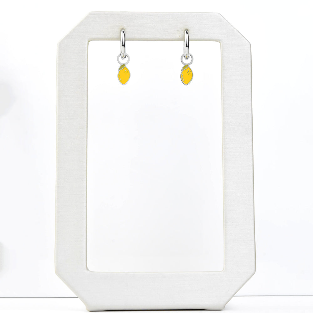 Mini Lemon Huggie Hoop Charms - Goldmakers Fine Jewelry