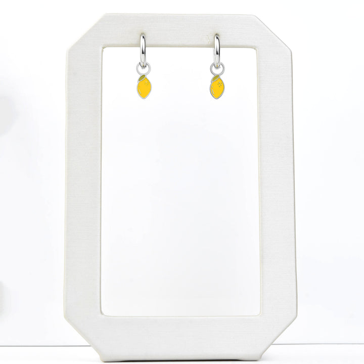 Mini Lemon Huggie Hoop Charms - Goldmakers Fine Jewelry