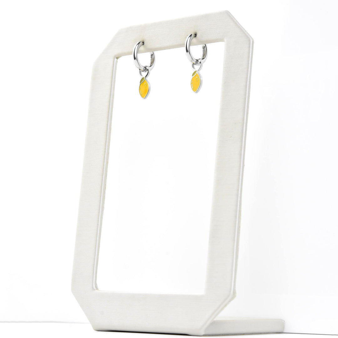 Mini Lemon Huggie Hoop Charms - Goldmakers Fine Jewelry