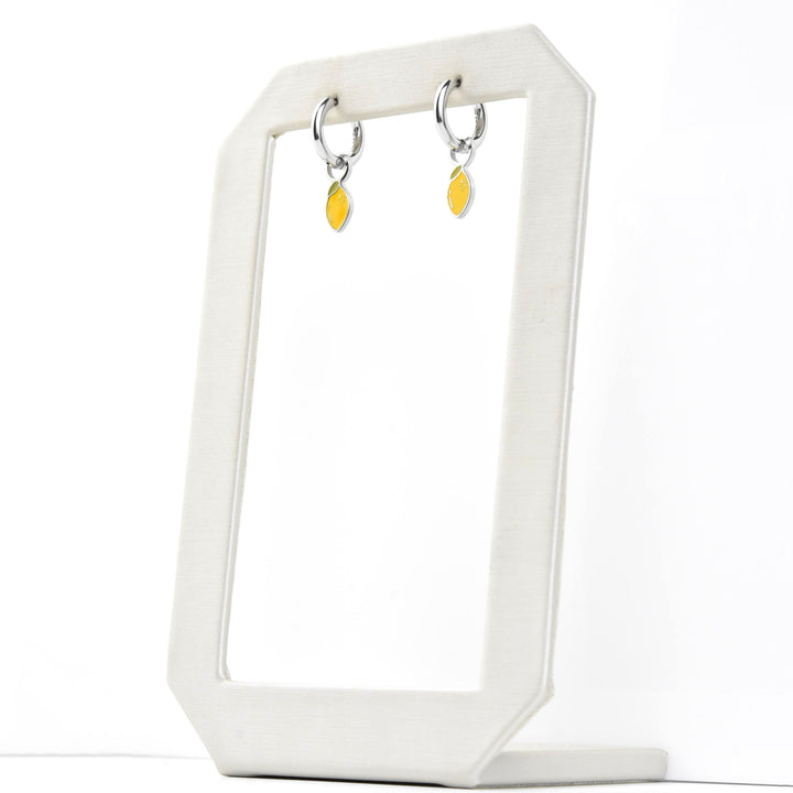 Mini Lemon Huggie Hoop Charms - Goldmakers Fine Jewelry