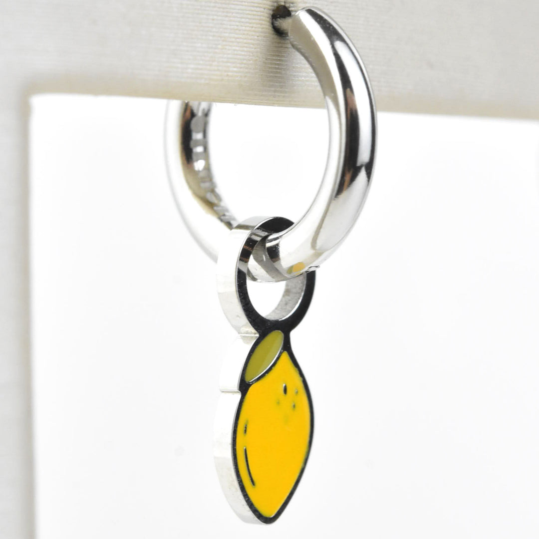 Mini Lemon Huggie Hoop Charms - Goldmakers Fine Jewelry