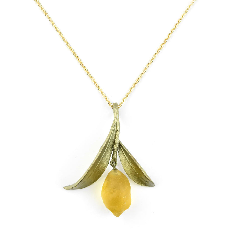 Lemon Necklace - Goldmakers Fine Jewelry
