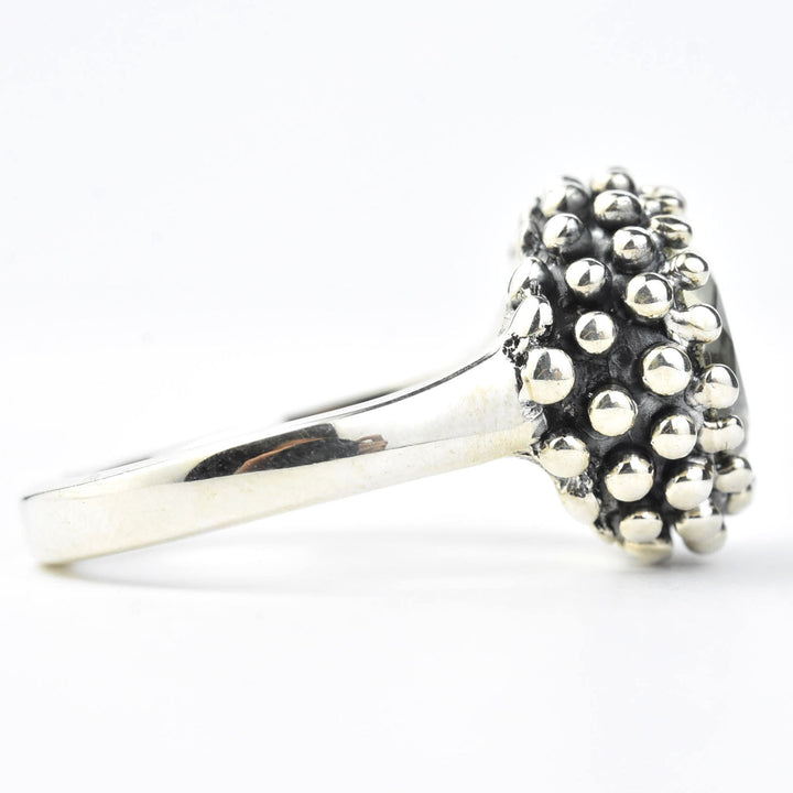 Lemon Quartz Ring in Sterling Silver - Goldmakers Fine Jewelry
