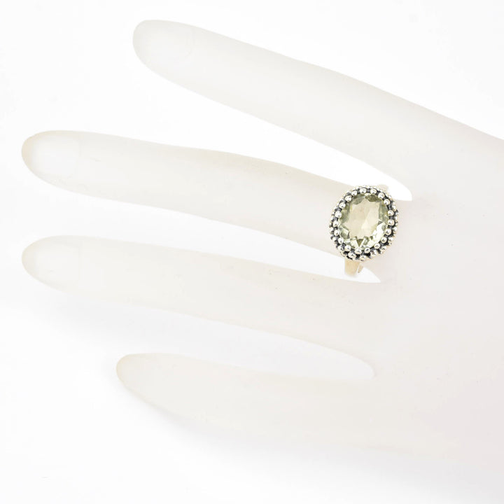 Lemon Quartz Ring in Sterling Silver - Goldmakers Fine Jewelry