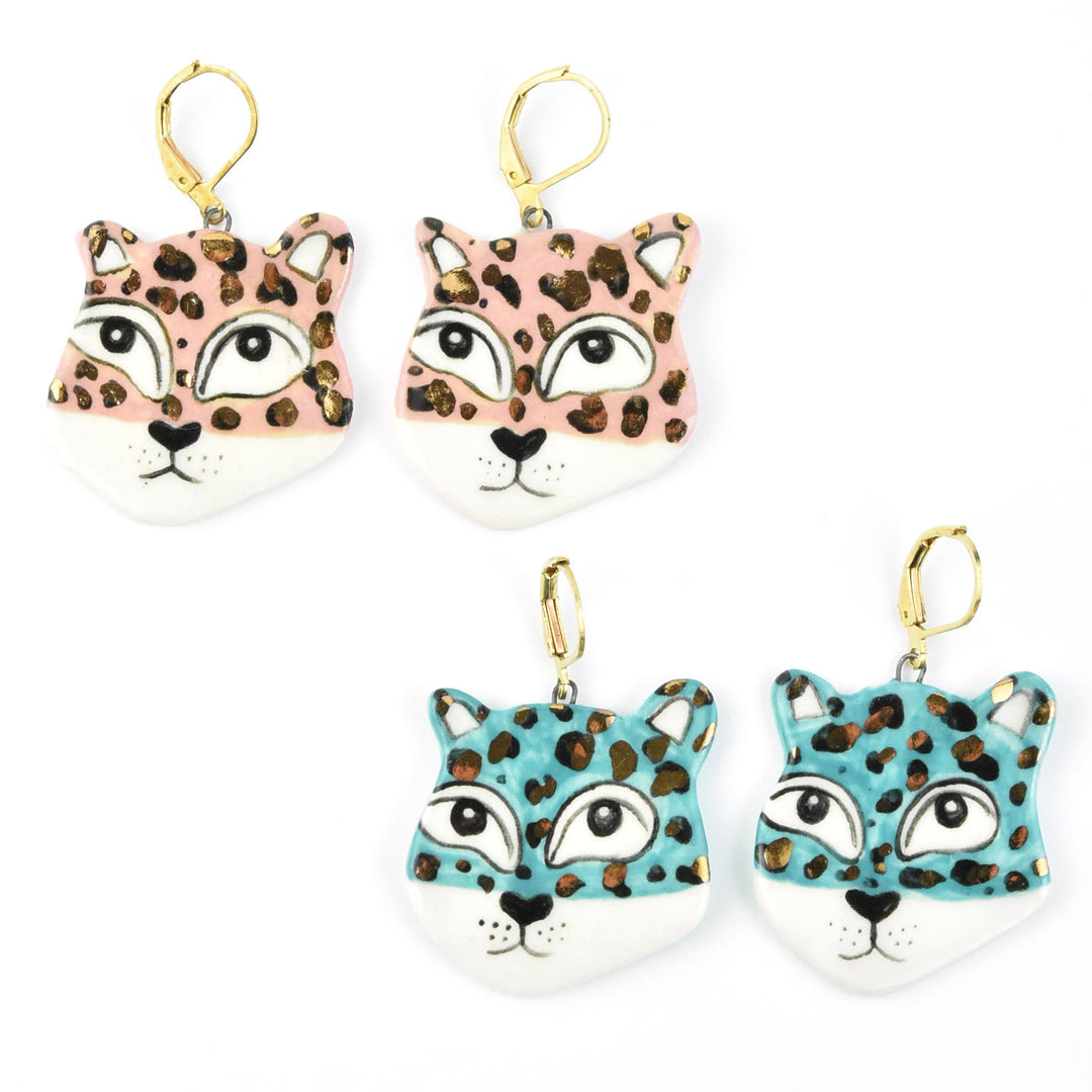 Leopard Statement Earrings