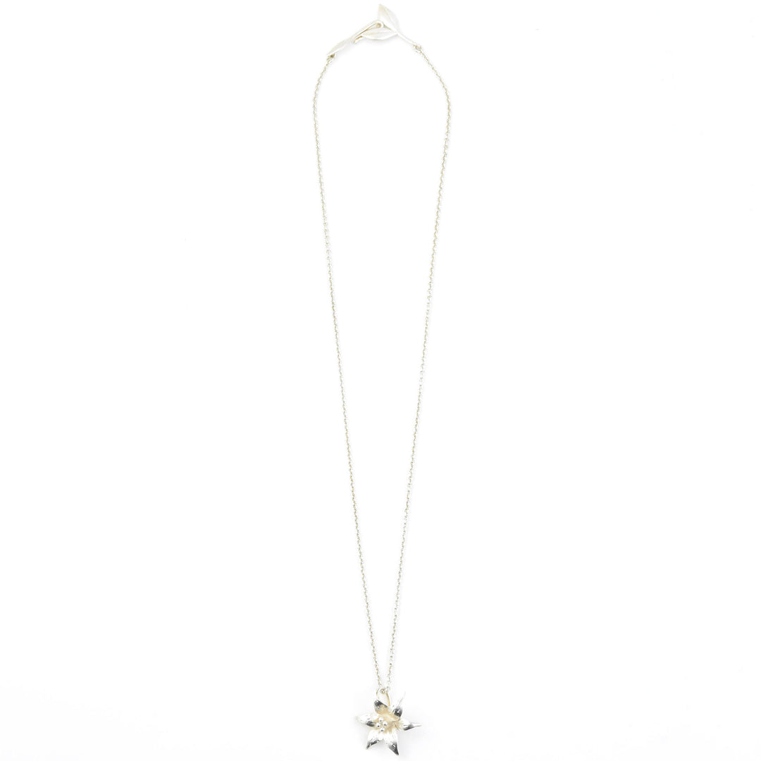 Lily Pendant Necklace - Goldmakers Fine Jewelry