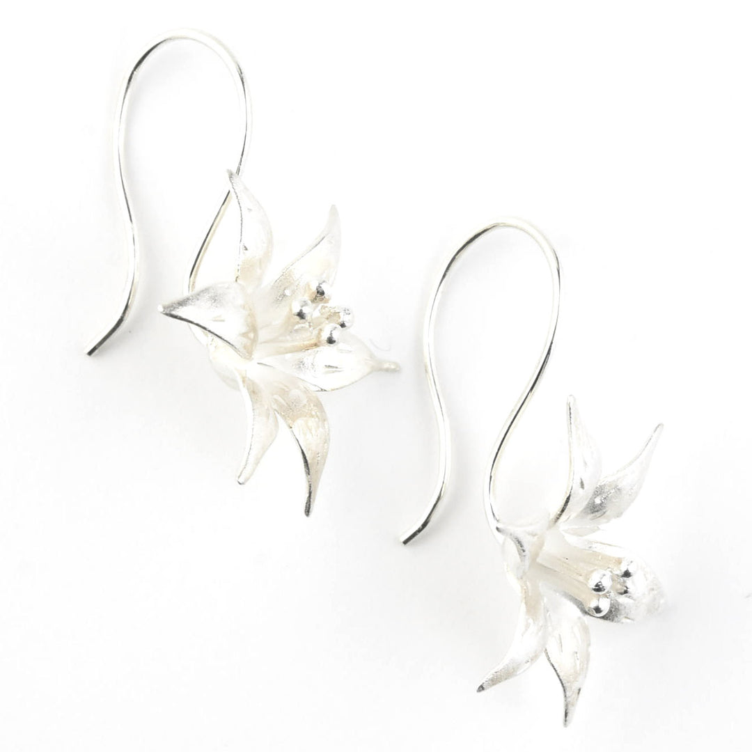 Lily Wire Drop Earrings - Goldmakers Fine Jewelry