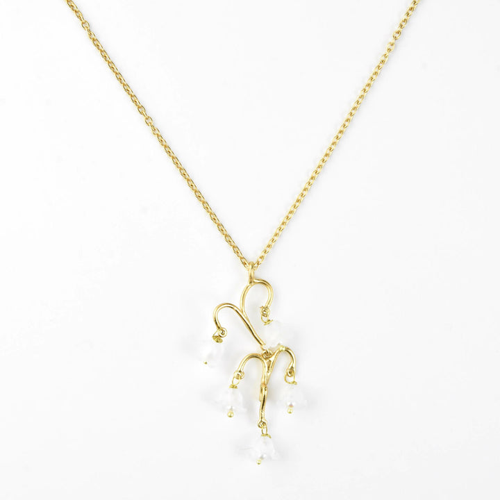 Vermeil Lily of the Valley Necklace - Goldmakers Fine Jewelry