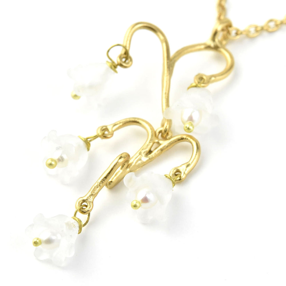 Vermeil Lily of the Valley Necklace - Goldmakers Fine Jewelry