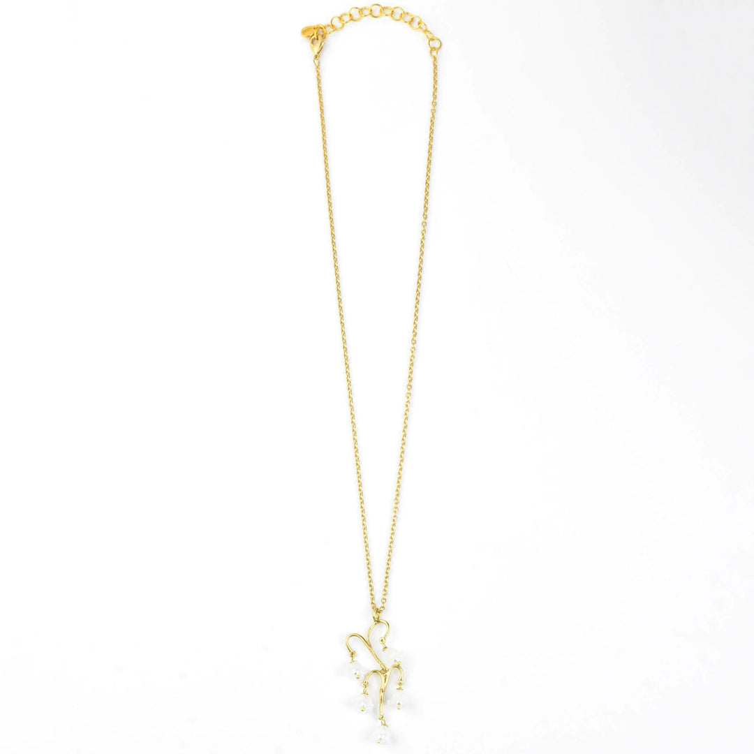 Vermeil Lily of the Valley Necklace - Goldmakers Fine Jewelry