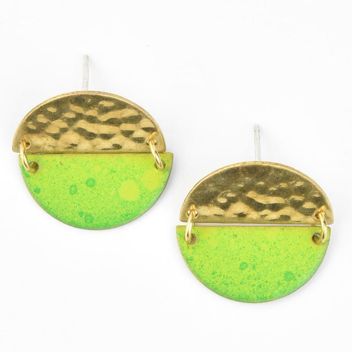Lime Ayla Earrings - Goldmakers Fine Jewelry