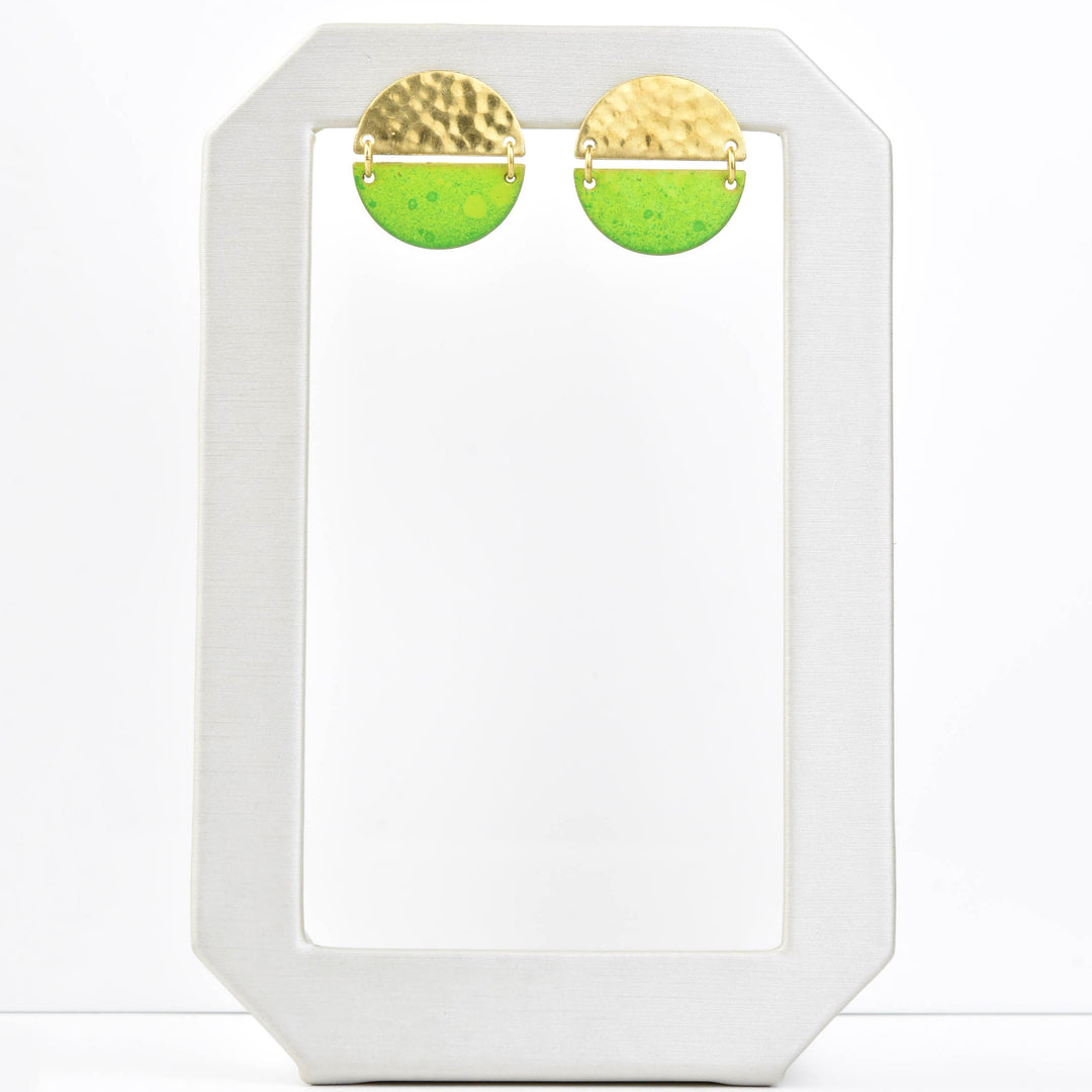 Lime Ayla Earrings - Goldmakers Fine Jewelry