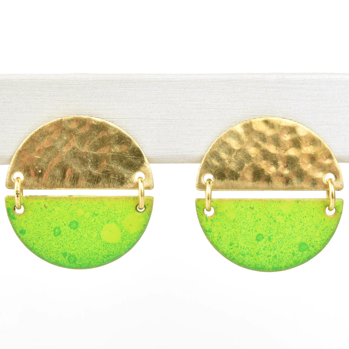 Lime Ayla Earrings - Goldmakers Fine Jewelry