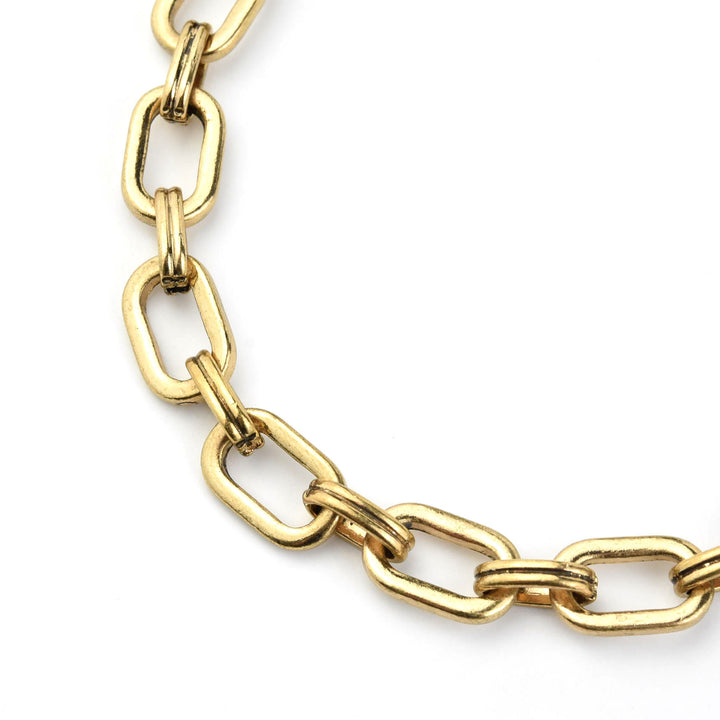 Linked Paperclip Chain Necklace - Goldmakers Fine Jewelry