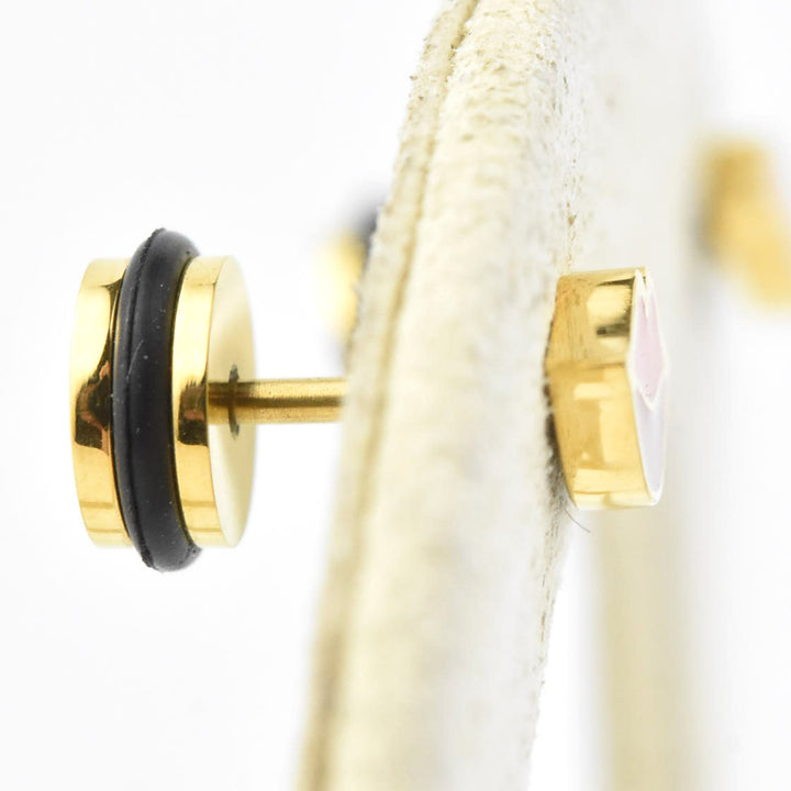 Lips Studs, Screw-back - Goldmakers Fine Jewelry