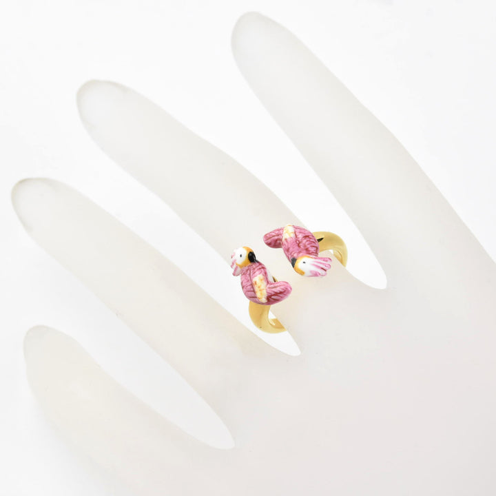 Little Pink Cockatoos Ring - Goldmakers Fine Jewelry