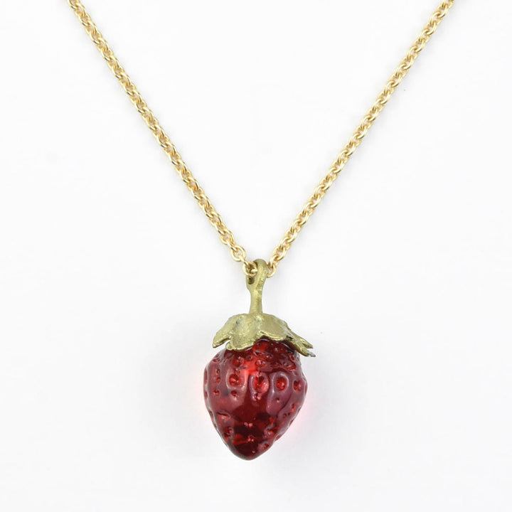 Little Strawberry Pendant - Goldmakers Fine Jewelry