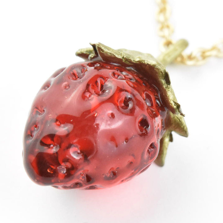 Little Strawberry Pendant - Goldmakers Fine Jewelry