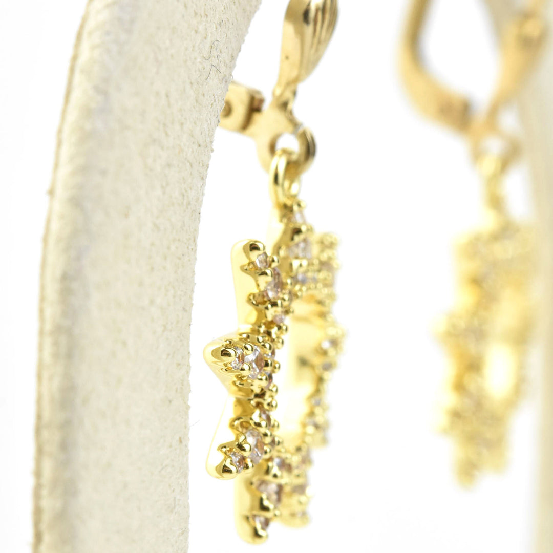 Little Crystal Sunburst Earrings