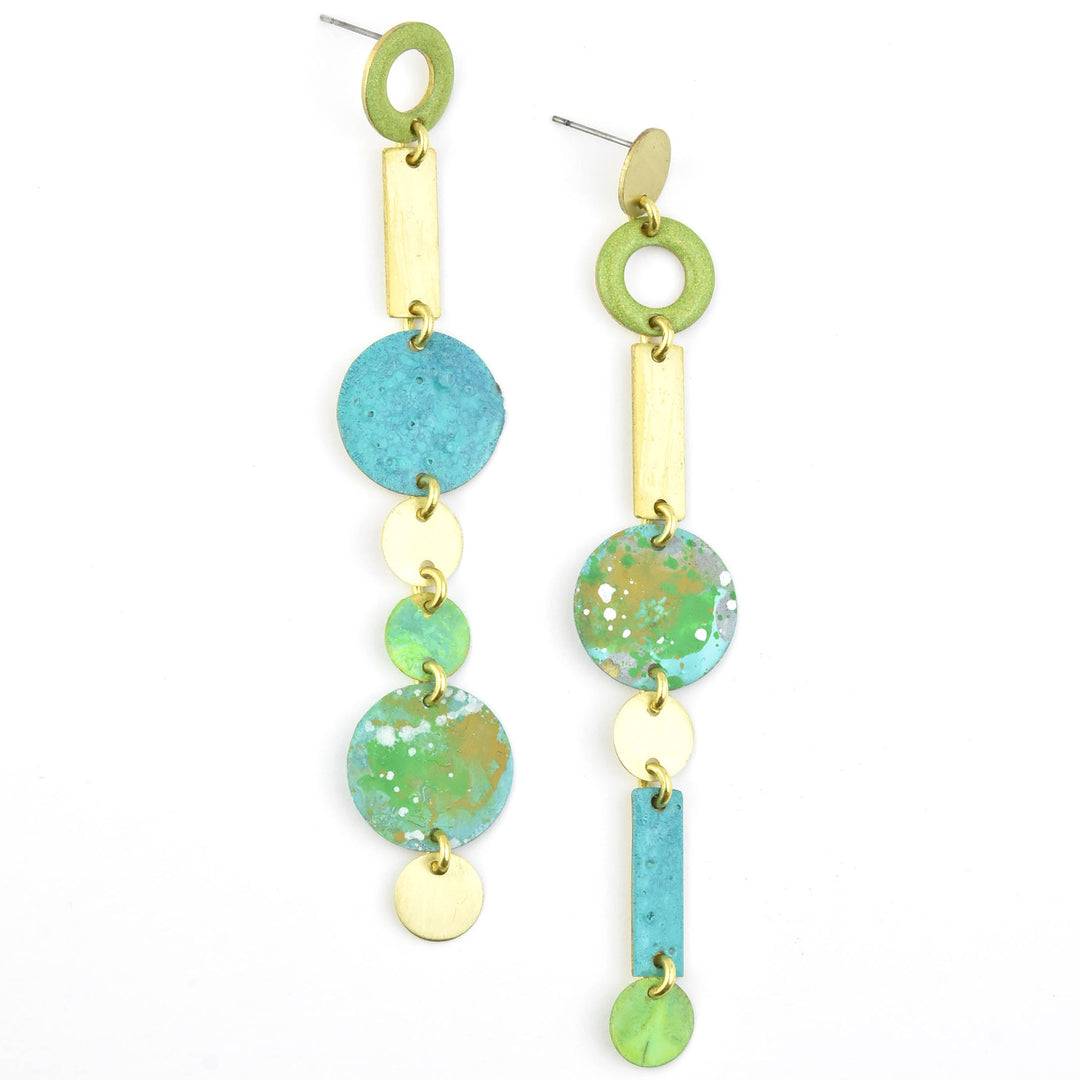 Loop Large Earrings in Avocado - Goldmakers Fine Jewelry