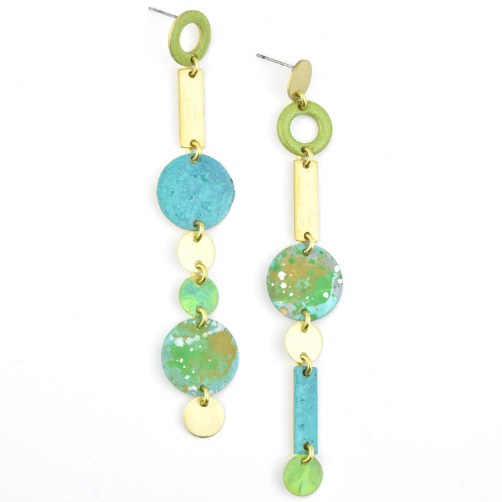 Loop Large Earrings in Avocado - Goldmakers Fine Jewelry