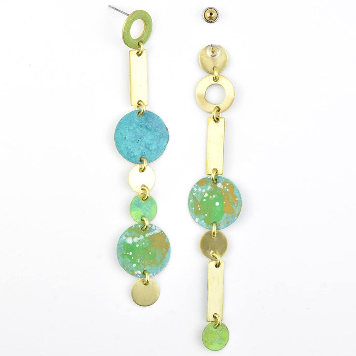 Loop Large Earrings in Avocado - Goldmakers Fine Jewelry