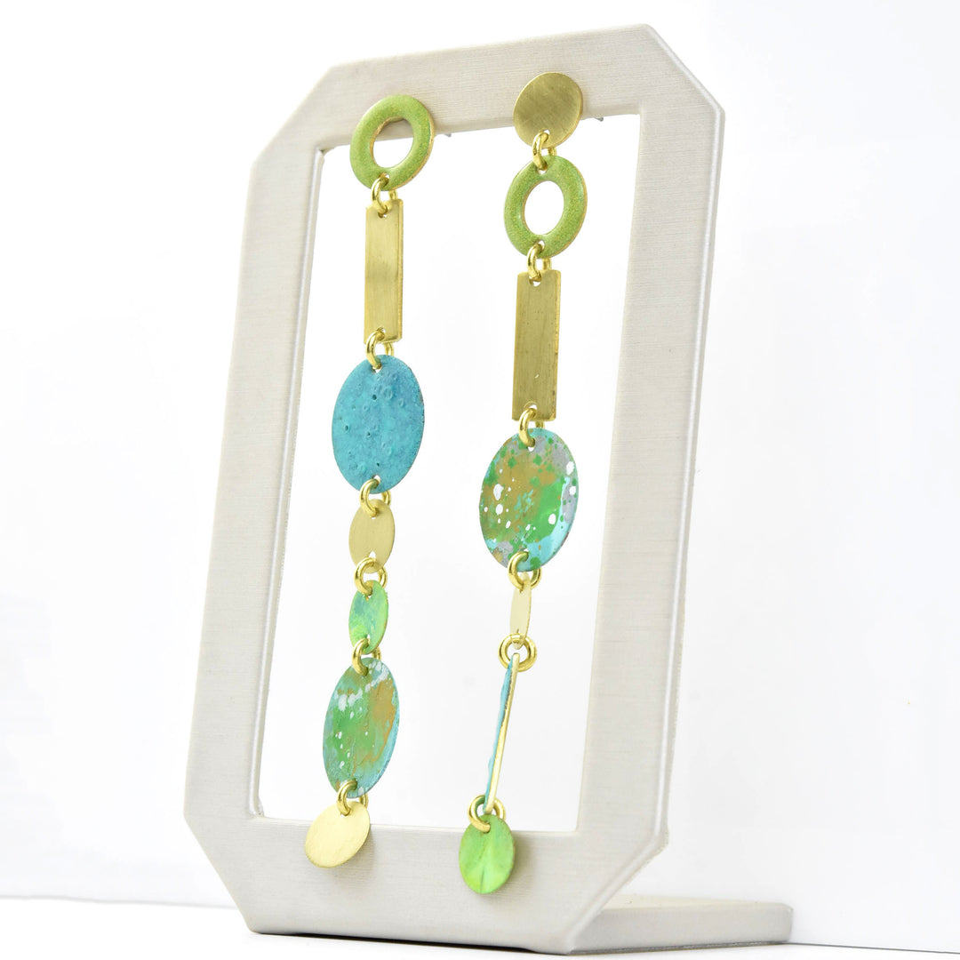 Loop Large Earrings in Avocado - Goldmakers Fine Jewelry