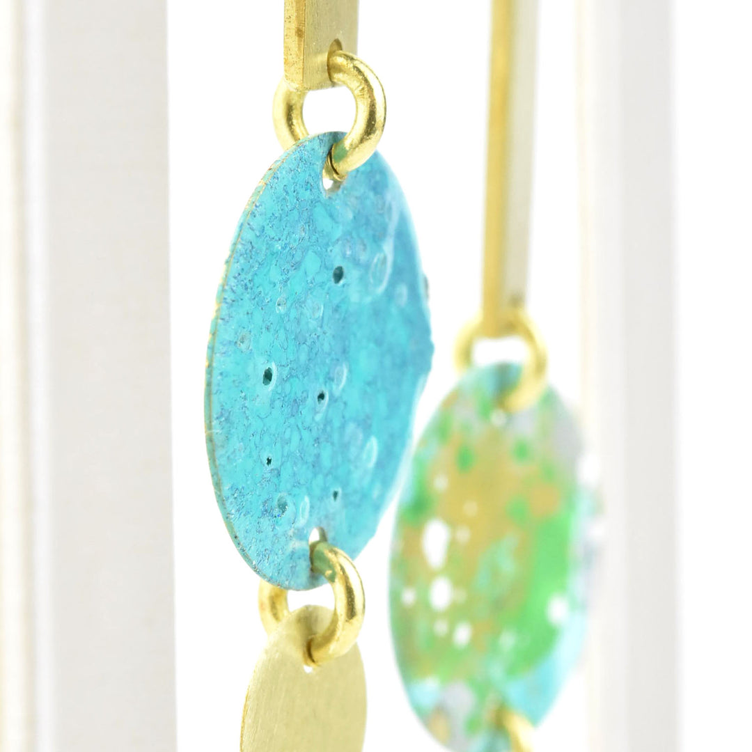 Loop Large Earrings in Avocado - Goldmakers Fine Jewelry