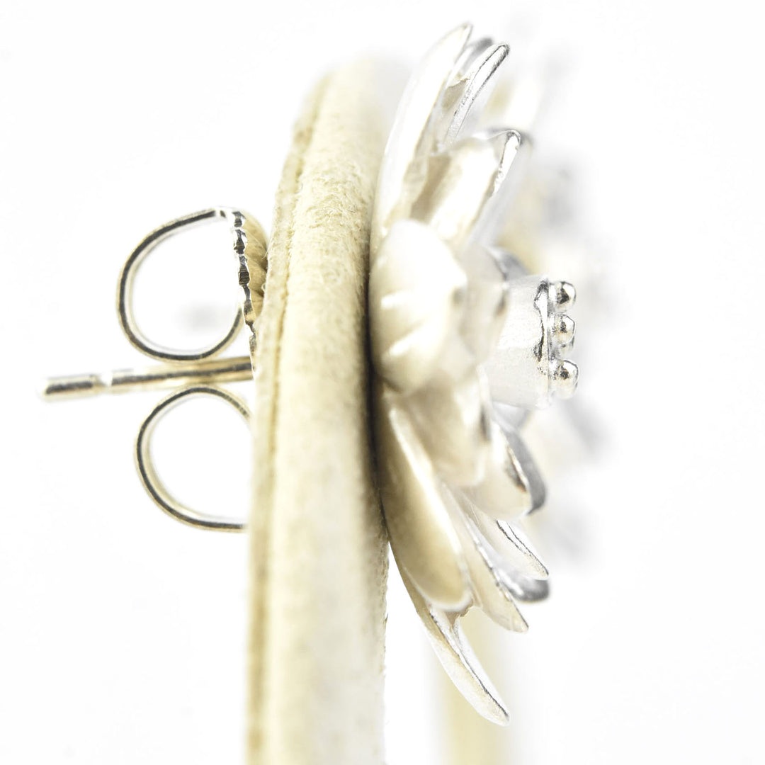 Lotus Stud Earrings - Goldmakers Fine Jewelry