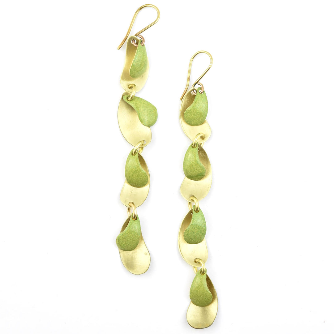 Lovely Drops LG in Avocado - Goldmakers Fine Jewelry
