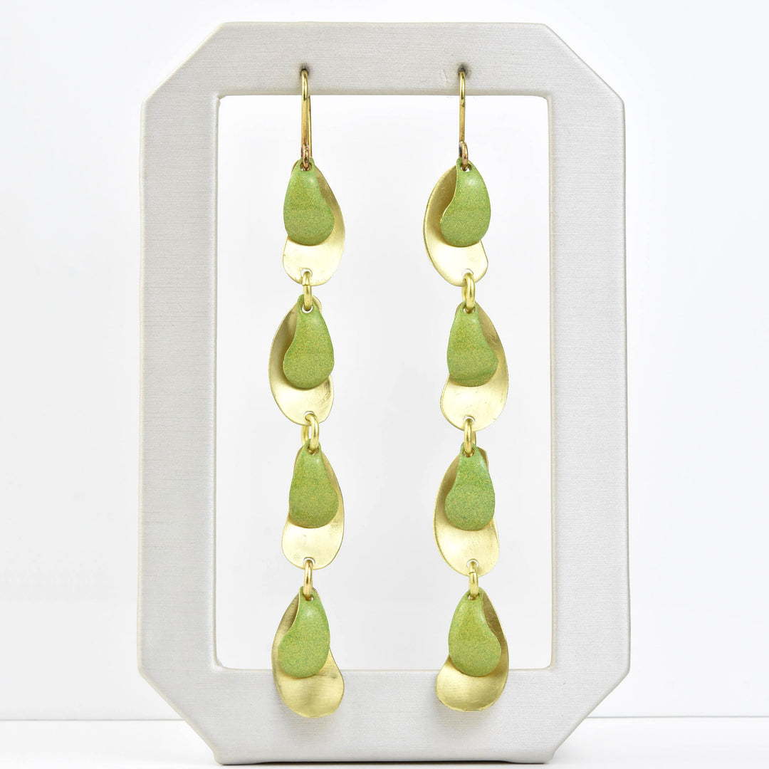 Lovely Drops LG in Avocado - Goldmakers Fine Jewelry