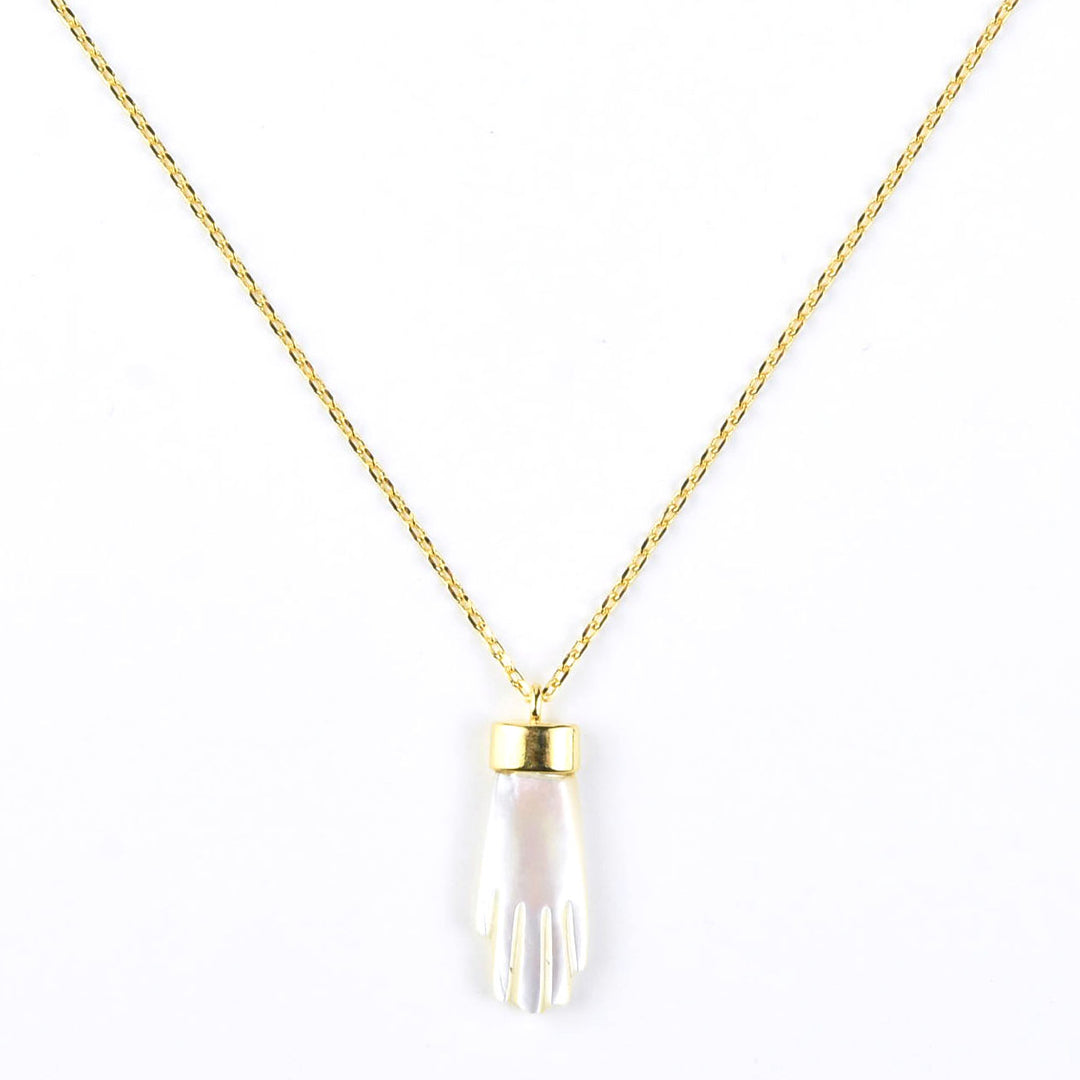 Mother of Pearl Hand Necklace