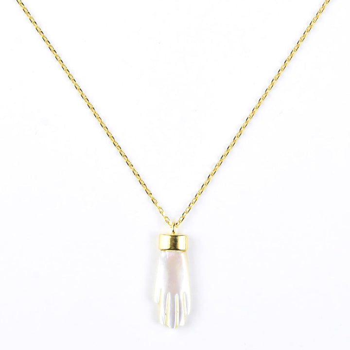 Mother of Pearl Hand Necklace