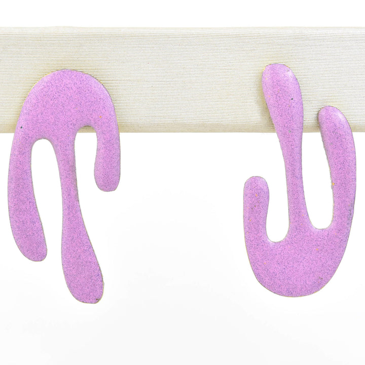 Madonna Studs in Lilac