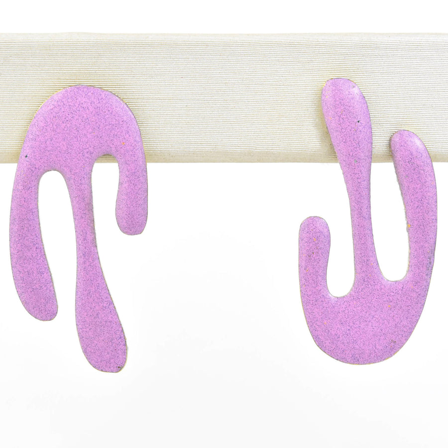 Madonna Studs in Lilac - Goldmakers Fine Jewelry