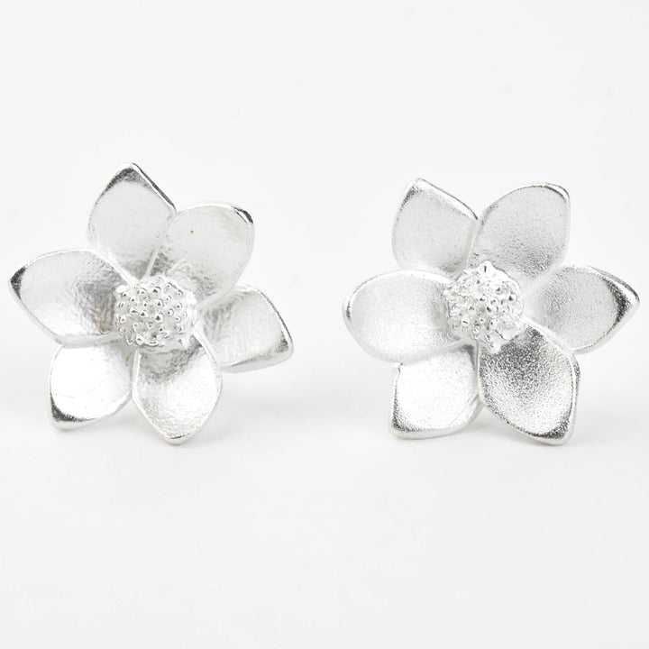 Mini Magnolia Post Earrings