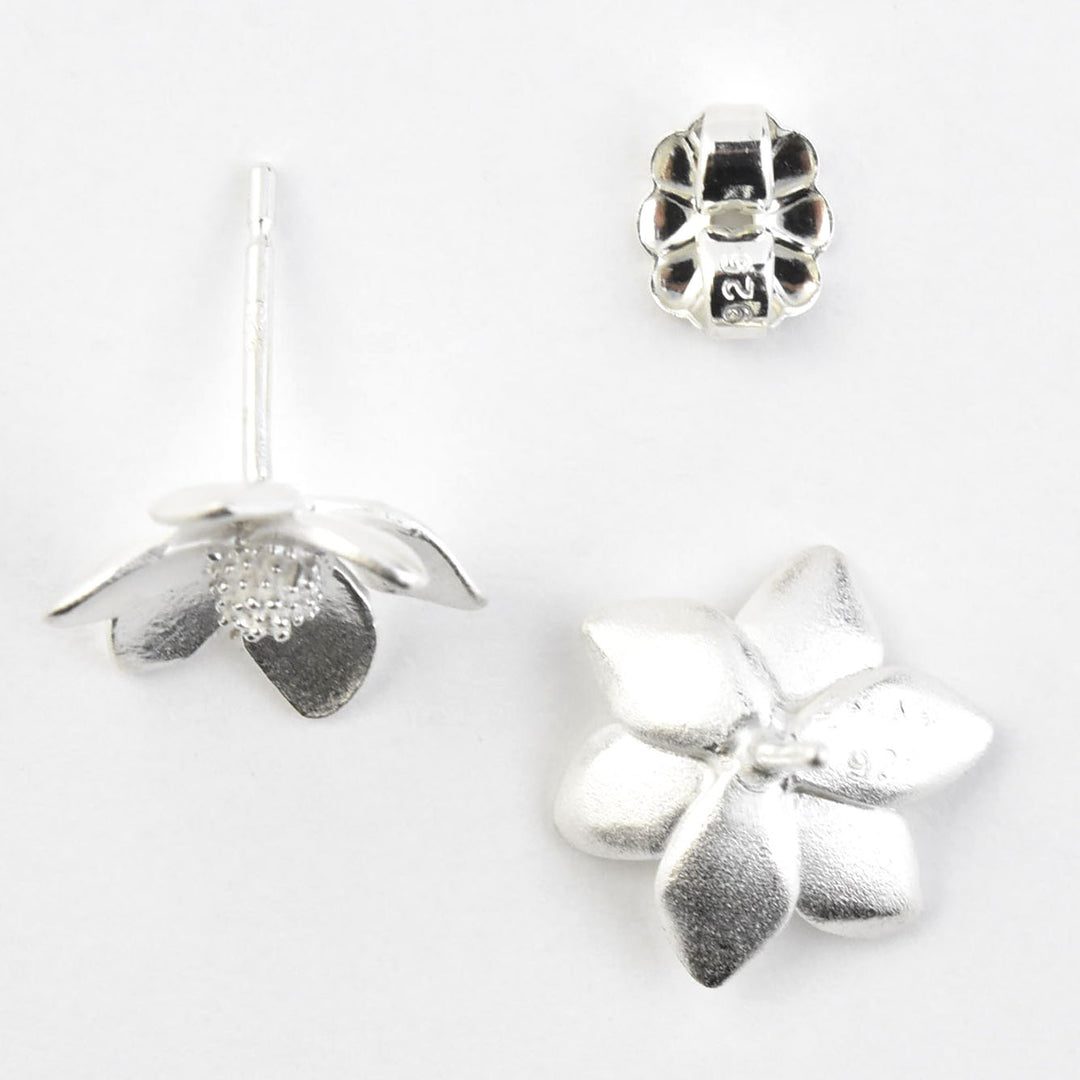 Mini Magnolia Post Earrings