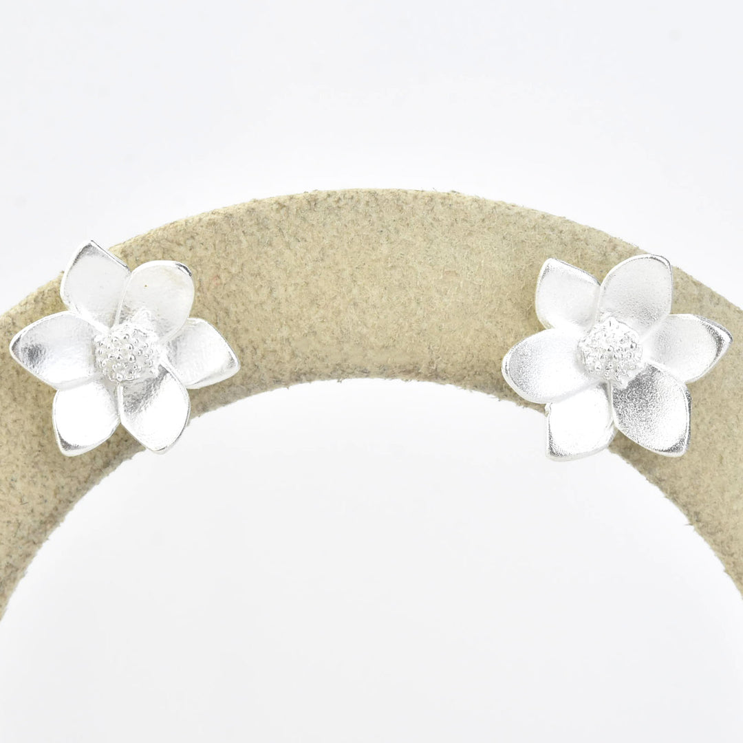 Mini Magnolia Post Earrings