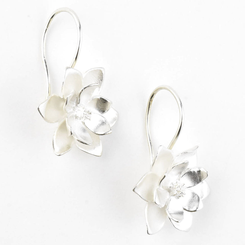 Magnolia Drop Earrings - Goldmakers Fine Jewelry