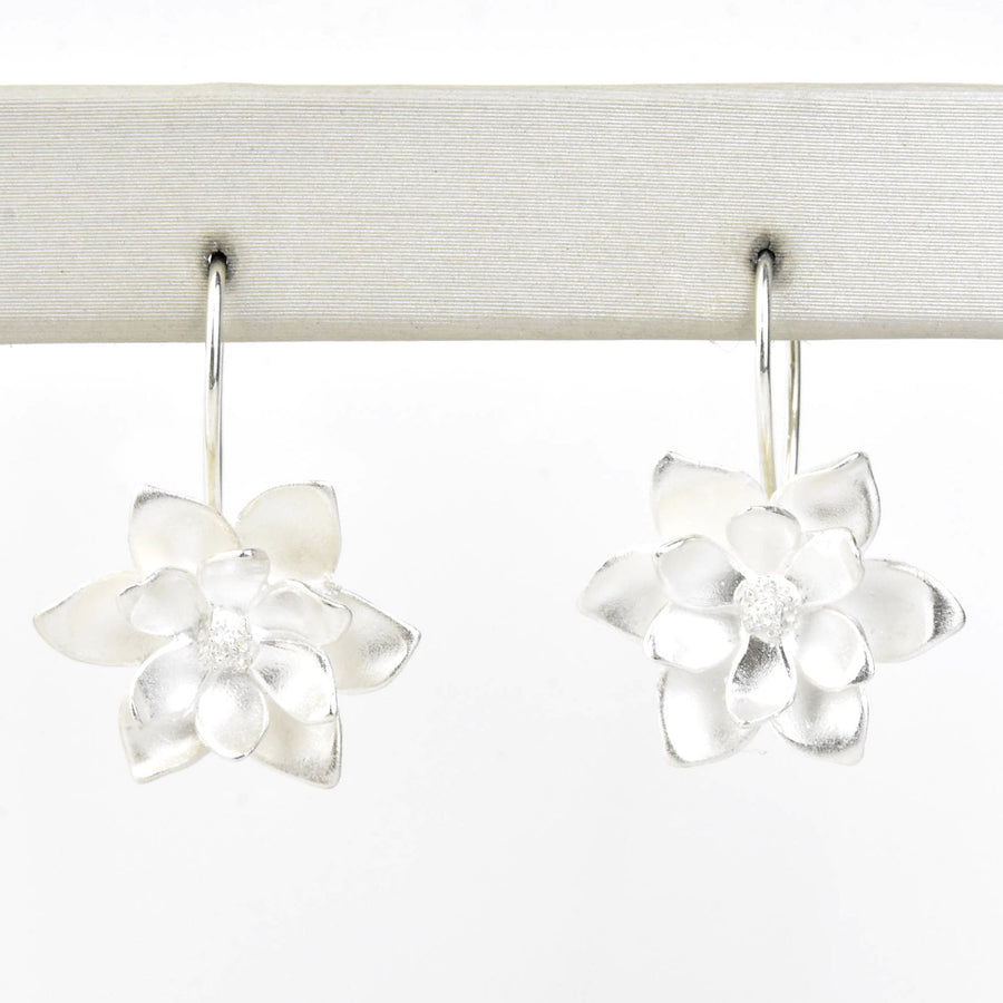 Magnolia Drop Earrings - Goldmakers Fine Jewelry