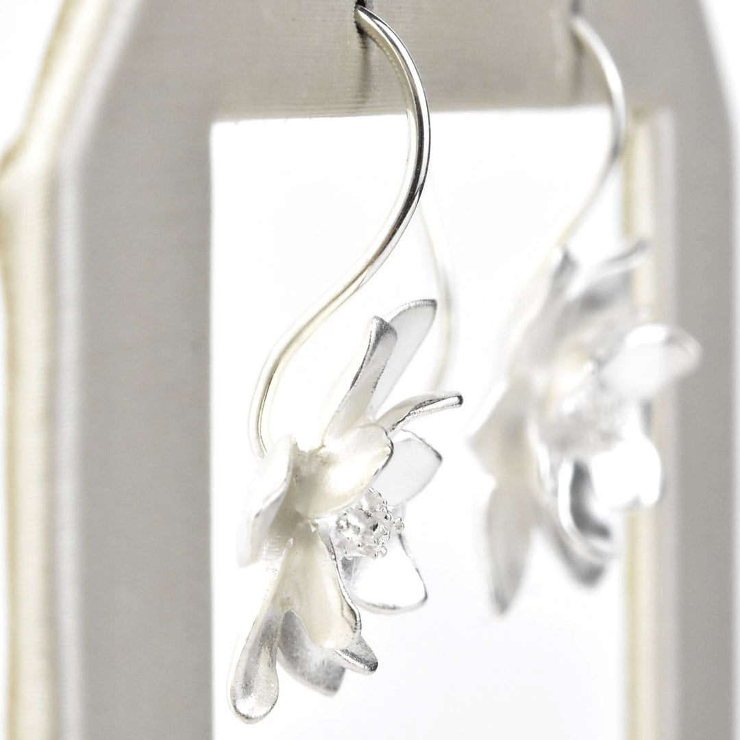 Magnolia Drop Earrings - Goldmakers Fine Jewelry