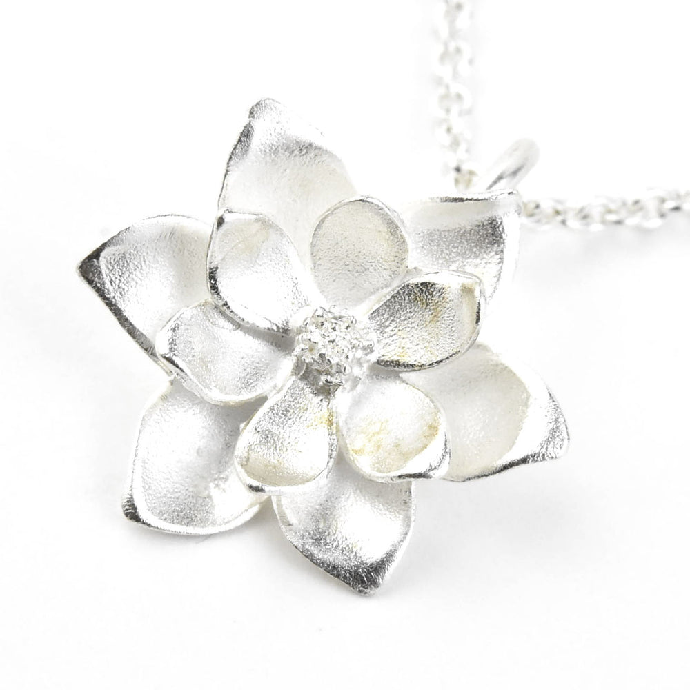 Magnolia Pendant Necklace - Goldmakers Fine Jewelry